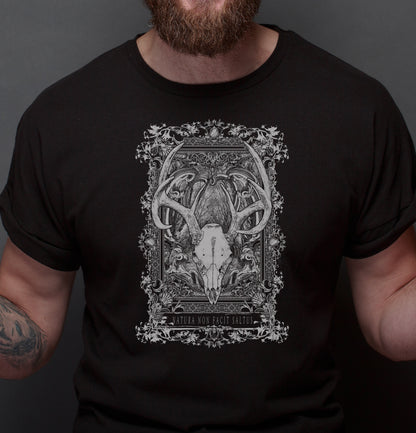 Deer Skull Goth Tee for Men & Women T-Shirt