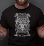 Load image into Gallery viewer, Deer Skull Goth Tee for Men &amp; Women T-Shirt
