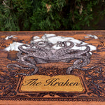 Load image into Gallery viewer, The Kraken Cedar Wood - Large Hand Painted
