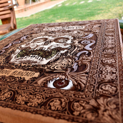 Das Necronomicon - Zedernholz - Groß