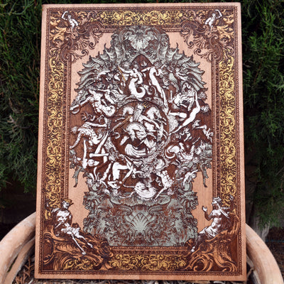 Neptun - Zedernholz - Groß