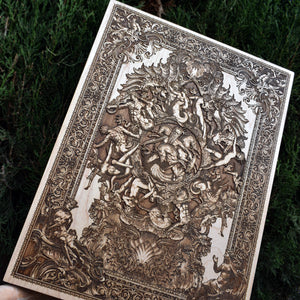 Neptune - Artwork on Maple - Large