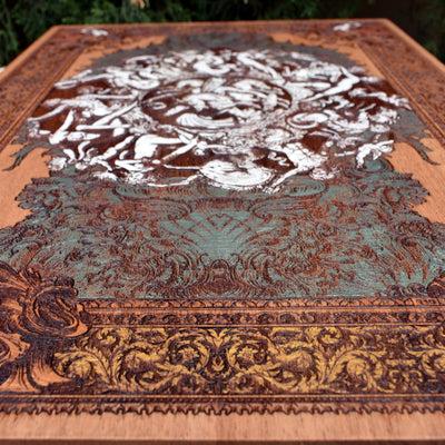 Neptun - Zedernholz - Groß