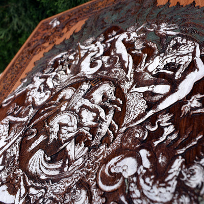 Neptun - Zedernholz - Groß