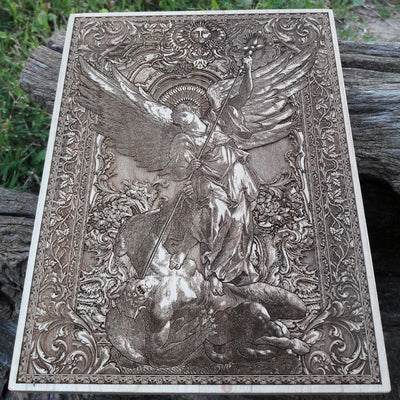 Handmade wooden artwork 'nan' – wood gift for 5 year anniversary, wedding present, gift for him or her, romantic handcrafted decor