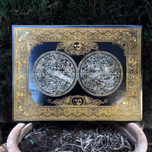 Stars - Wood engraved Artwork, Maple wood