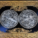 Load image into Gallery viewer, Stars - Wood engraved Artwork, Maple wood

