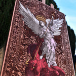 Load image into Gallery viewer, St Michael The Archangel - Mega Size - 4 Wood Pieces
