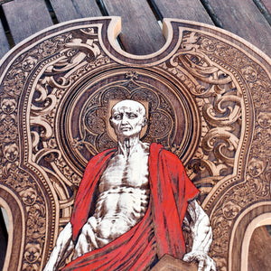 St Bartholomew Skinned Wood Violin