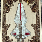 Load image into Gallery viewer, Star Wars Venator Star Destroyer Wood - Medium
