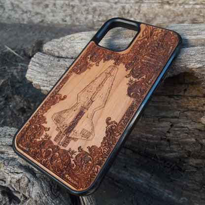 wooden galaxy case