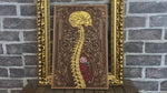 Load and play video in Gallery viewer, Spine with Roses Gold - Large Cedar wood limited Edition
