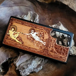 Load image into Gallery viewer, iPhone &amp; Samsung Galaxy Wood Phone Case - Adam Michelangelo Hand Painted
