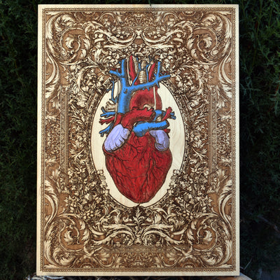 Herz-Kunstwerk - Groß