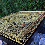 Load image into Gallery viewer, Aztec Calendar Black Paint - Large
