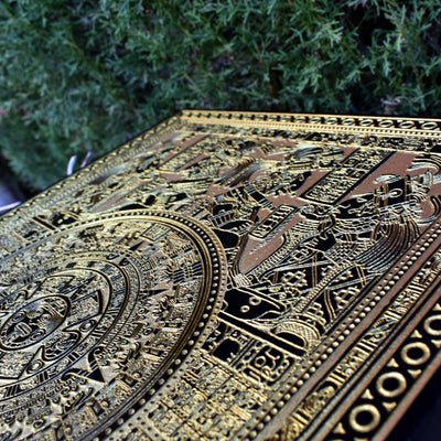 Calendario Azteca Pintura Negra - Grande