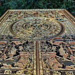 Load image into Gallery viewer, Aztec Calendar Black Paint - Large
