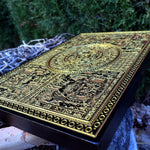 Load image into Gallery viewer, Aztec Calendar Black Paint - Medium
