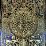 Load image into Gallery viewer, Aztec Calendar Black Paint - Medium
