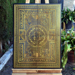 Load image into Gallery viewer, Aztec Calendar version II - Mega Size - 4 Wood Pieces

