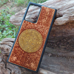 Load image into Gallery viewer, aztec calendar wood phone case
