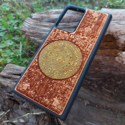 aztec calendar iphone case