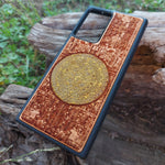 Load image into Gallery viewer, aztec calendar wooden phone case
