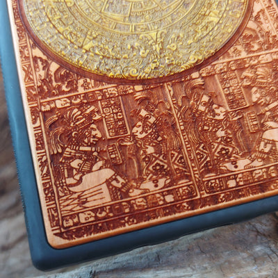aztec calendar iphone case