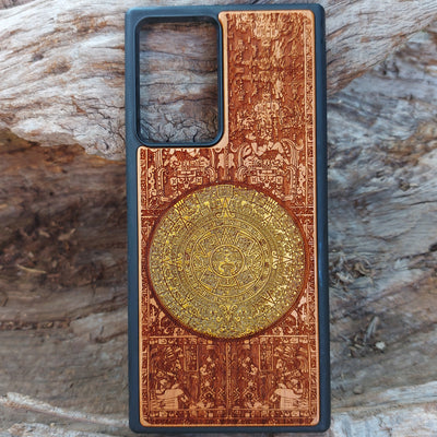 aztec calendar phone case