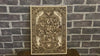 Mythical sea god Neptune carved in wood for beach homes