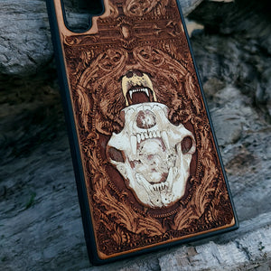 bear skull phone case