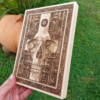 Handmade wooden artwork 'nan' – wood gift for 5 year anniversary, wedding present, gift for him or her, romantic handcrafted decor