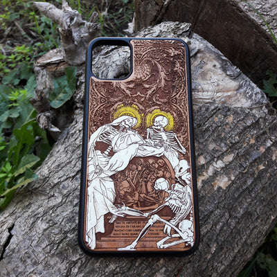 Dark Souls engraved wood art, gothic horror wall decor, handmade gift