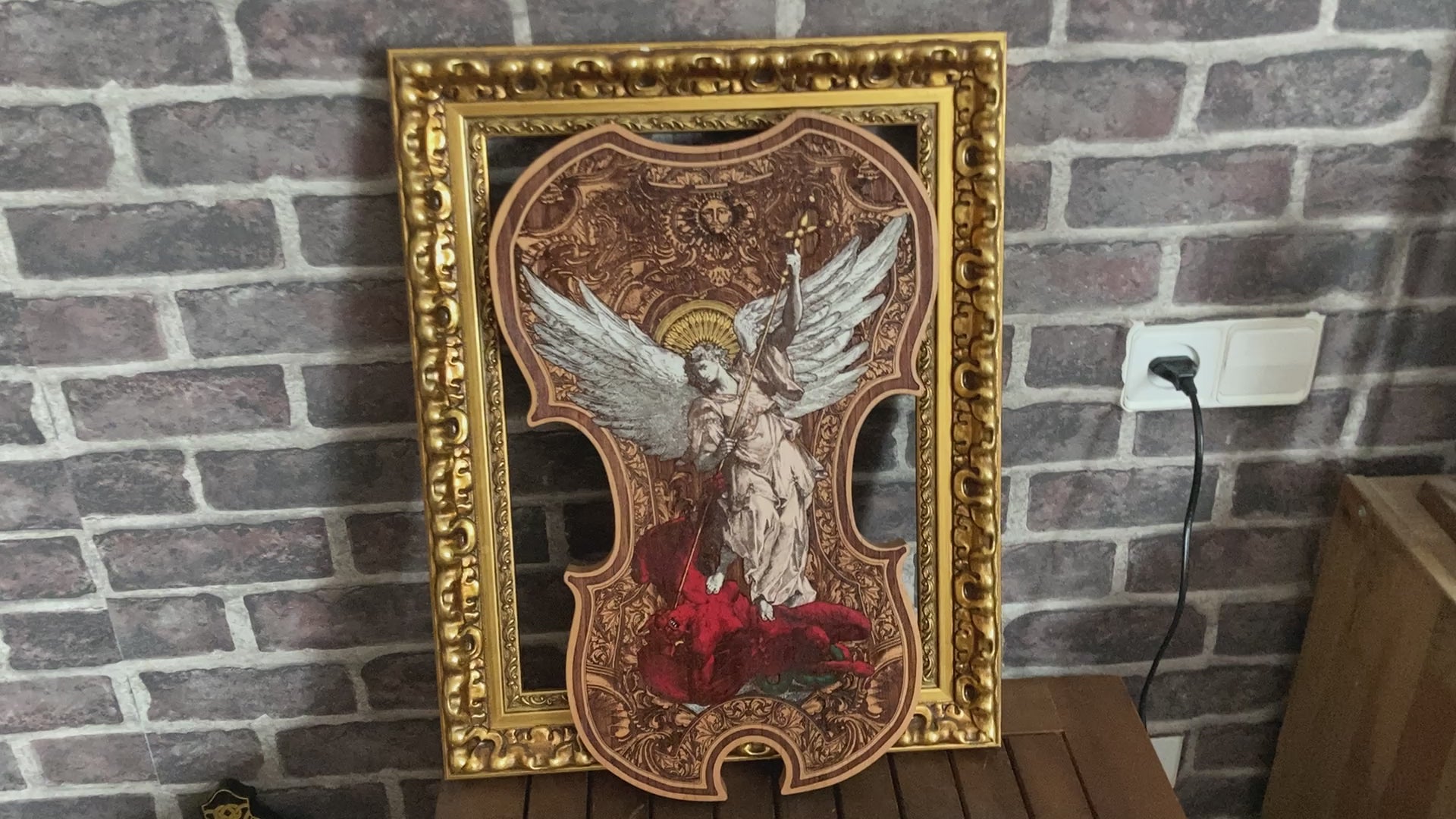 Saint Michael The Archangel Violin - Limited Edition