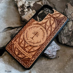Load image into Gallery viewer, iPhone &amp; Samsung Galaxy Wood Phone Case - Lord of The Rings - Not All Who Wander Are Lost
