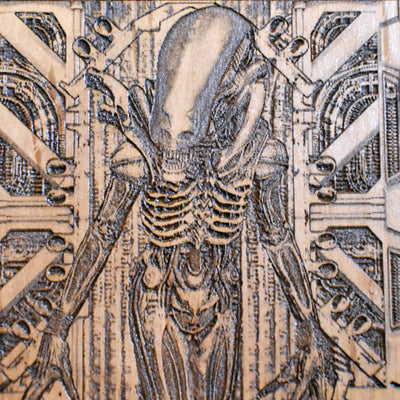 Handmade wooden artwork 'nan' – wood gift for 5 year anniversary, wedding present, gift for him or her, romantic handcrafted decor