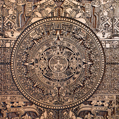 Handmade wooden artwork 'nan' – wood gift for 5 year anniversary, wedding present, gift for him or her, romantic handcrafted decor