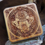 Load image into Gallery viewer, wood wireless charger pad
