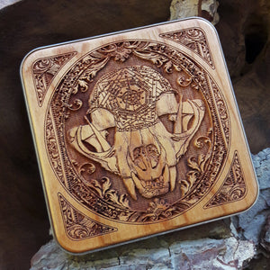 wood wireless charger pad