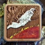 Load image into Gallery viewer, 15 fast wood wireless charger
