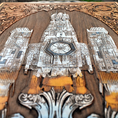 Alien movie-inspired Nostromo ship decor for sci-fi lovers.