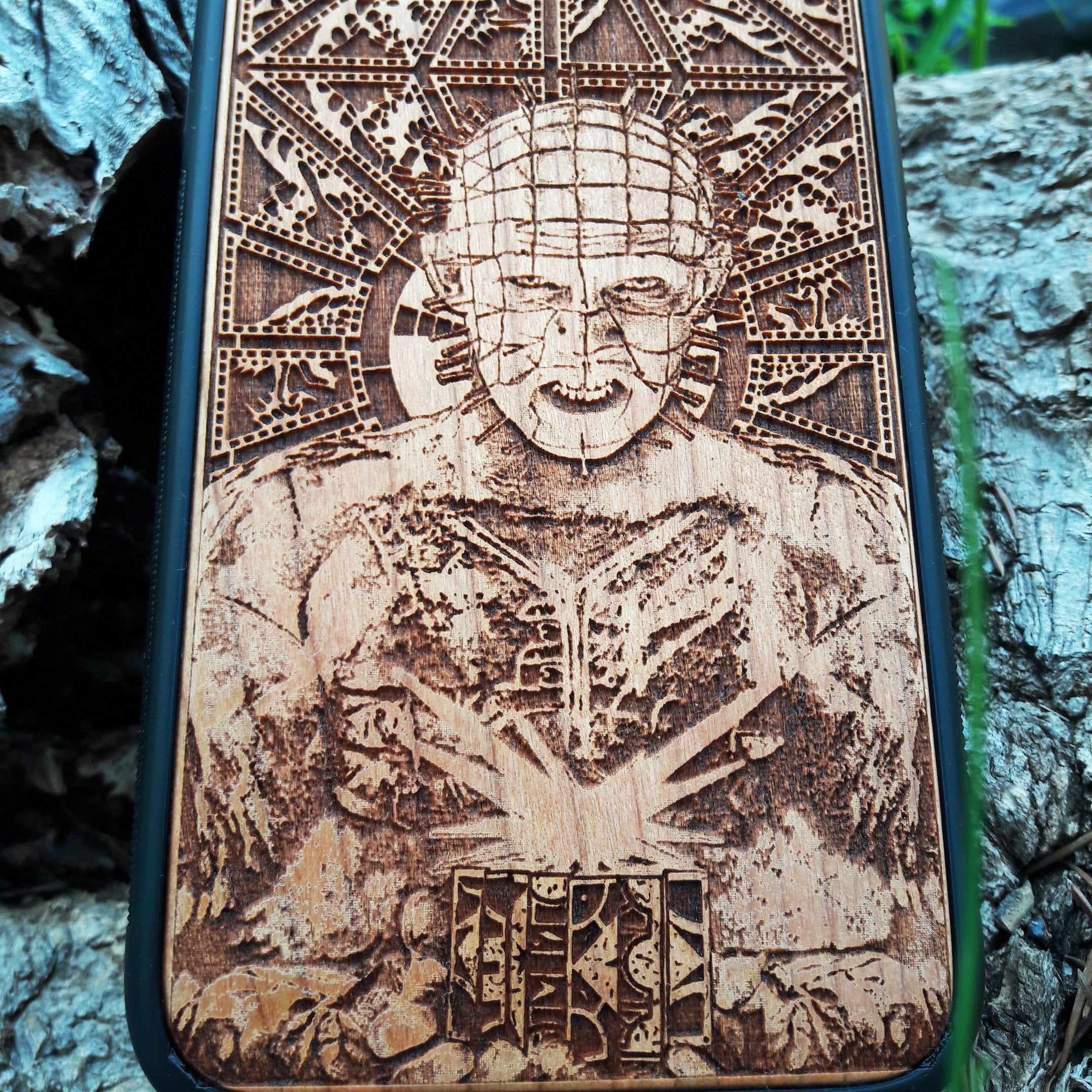 pinhead wood phone case