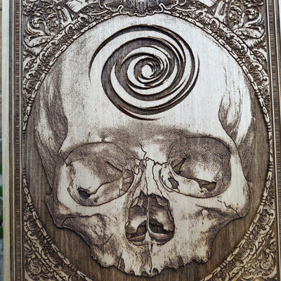 Handmade wooden artwork 'nan' – wood gift for 5 year anniversary, wedding present, gift for him or her, romantic handcrafted decor