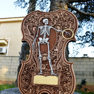 Handmade wooden artwork 'nan' – wood gift for 5 year anniversary, wedding present, gift for him or her, romantic handcrafted decor