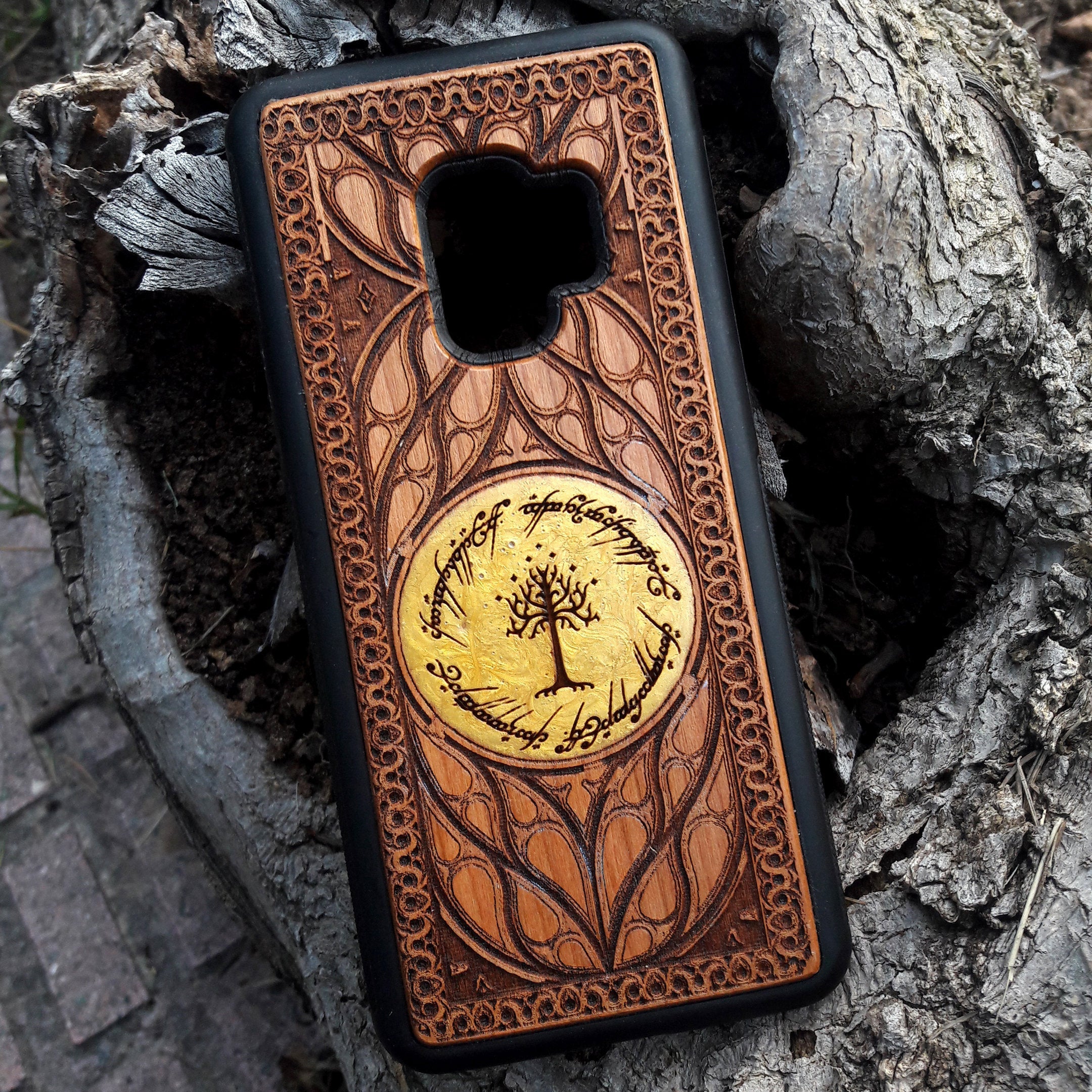 [wood phone case] - [Engravers Dungeon]