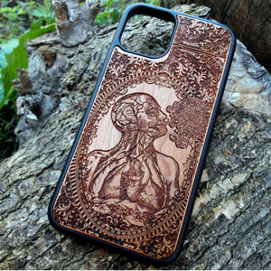 iphone 12 pro case wooden