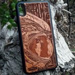 Load image into Gallery viewer, wood mobile cover
