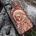 Load image into Gallery viewer, wood mobile cover
