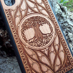 Load image into Gallery viewer, iphone celtic tree phone case
