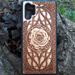 Load image into Gallery viewer, wooden rose phone case
